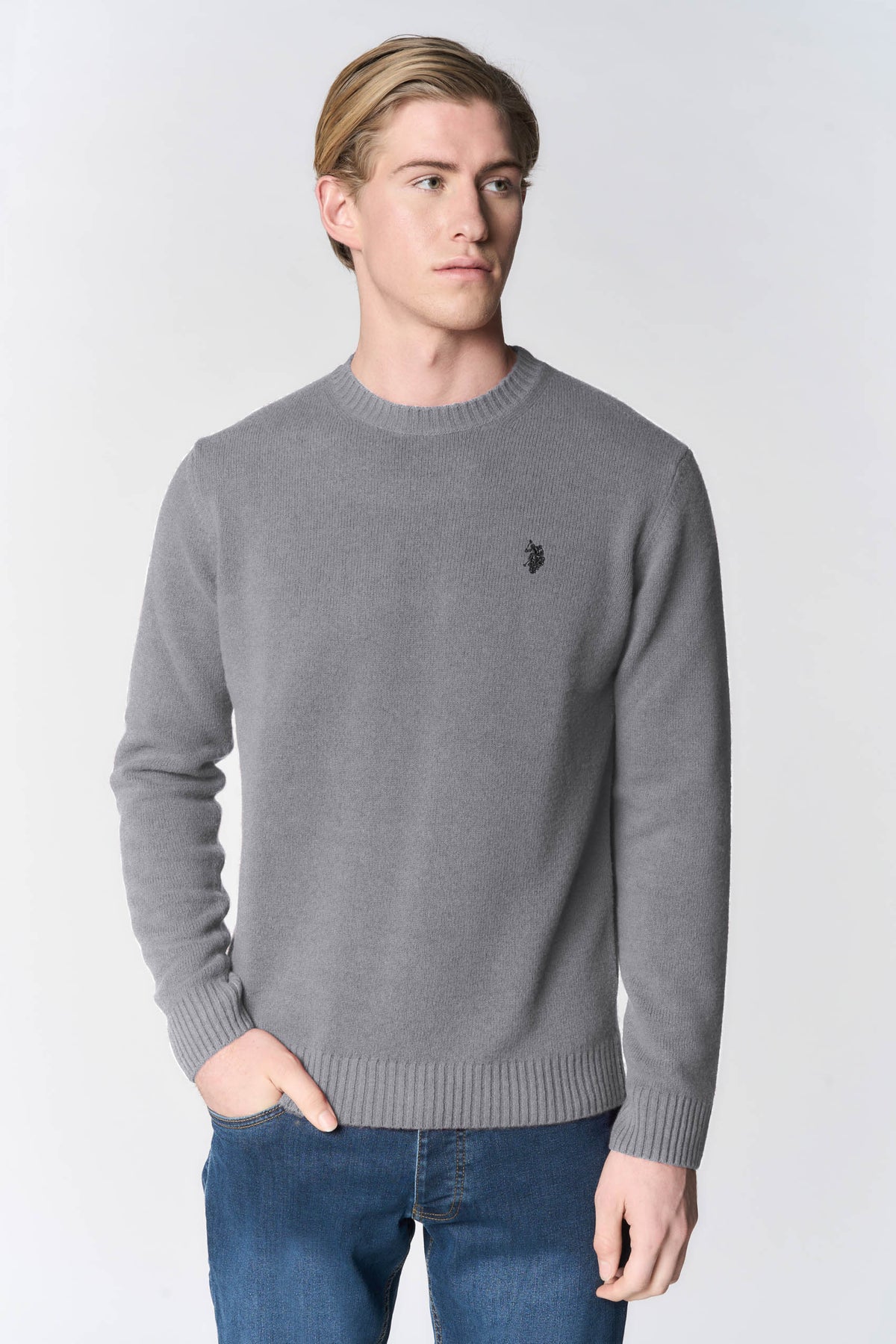 Maglia girocollo in lana