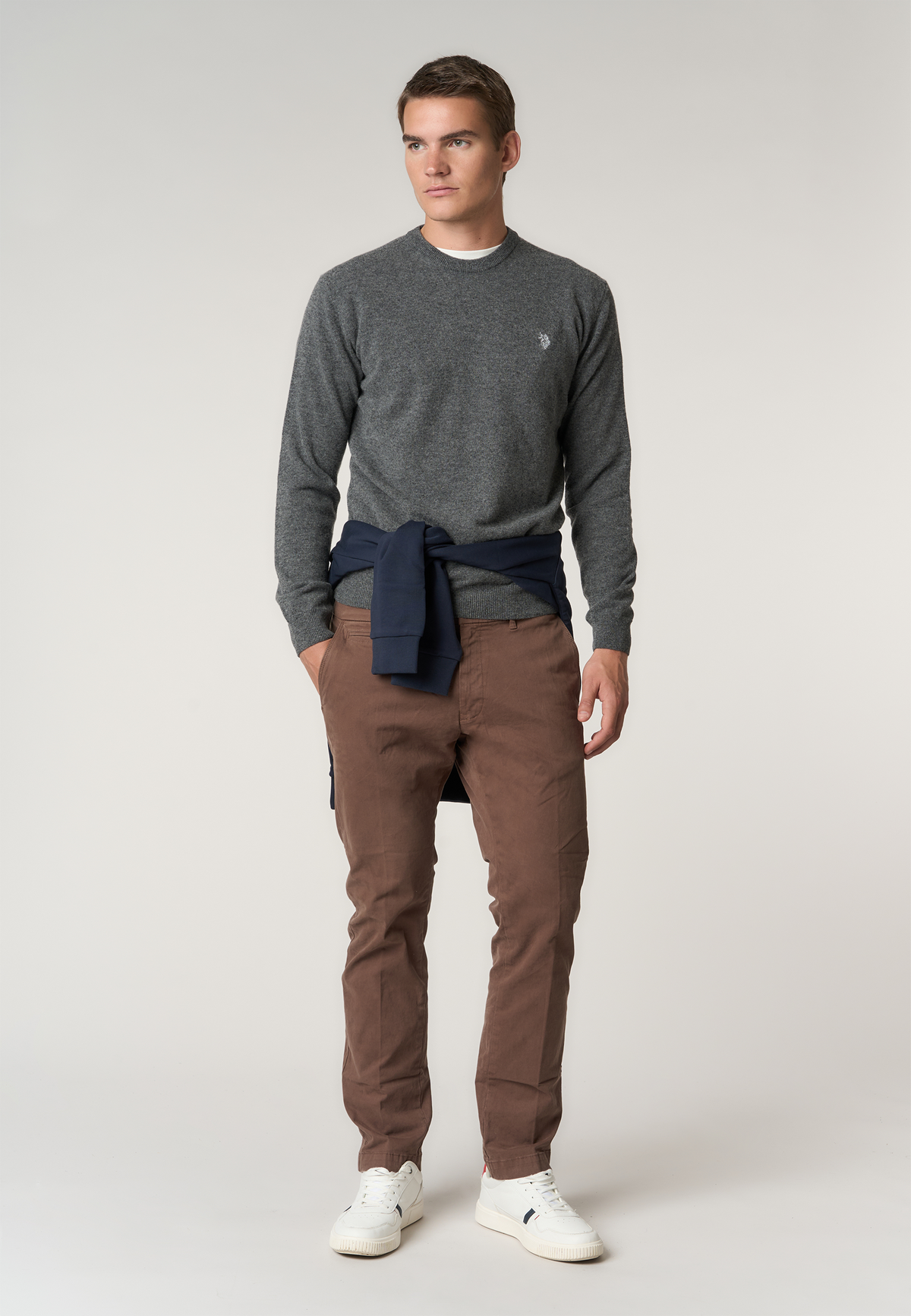 Maglia girocollo in lana