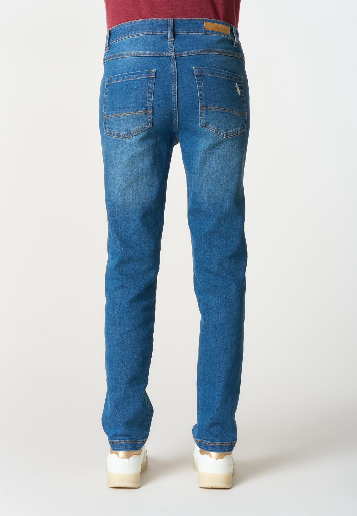 Pantalone denim skinny fit in cotone stretch