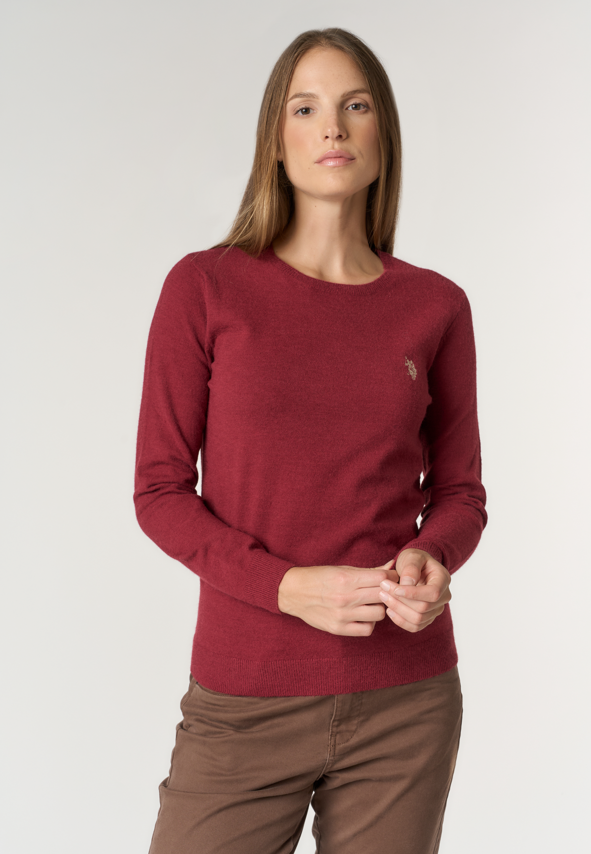 Maglia girocollo con logo