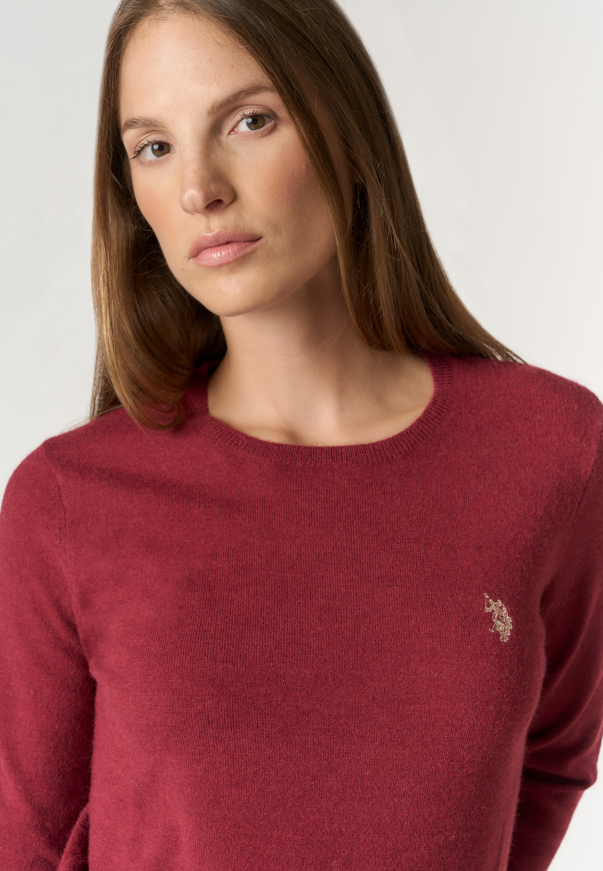 Maglia girocollo con logo