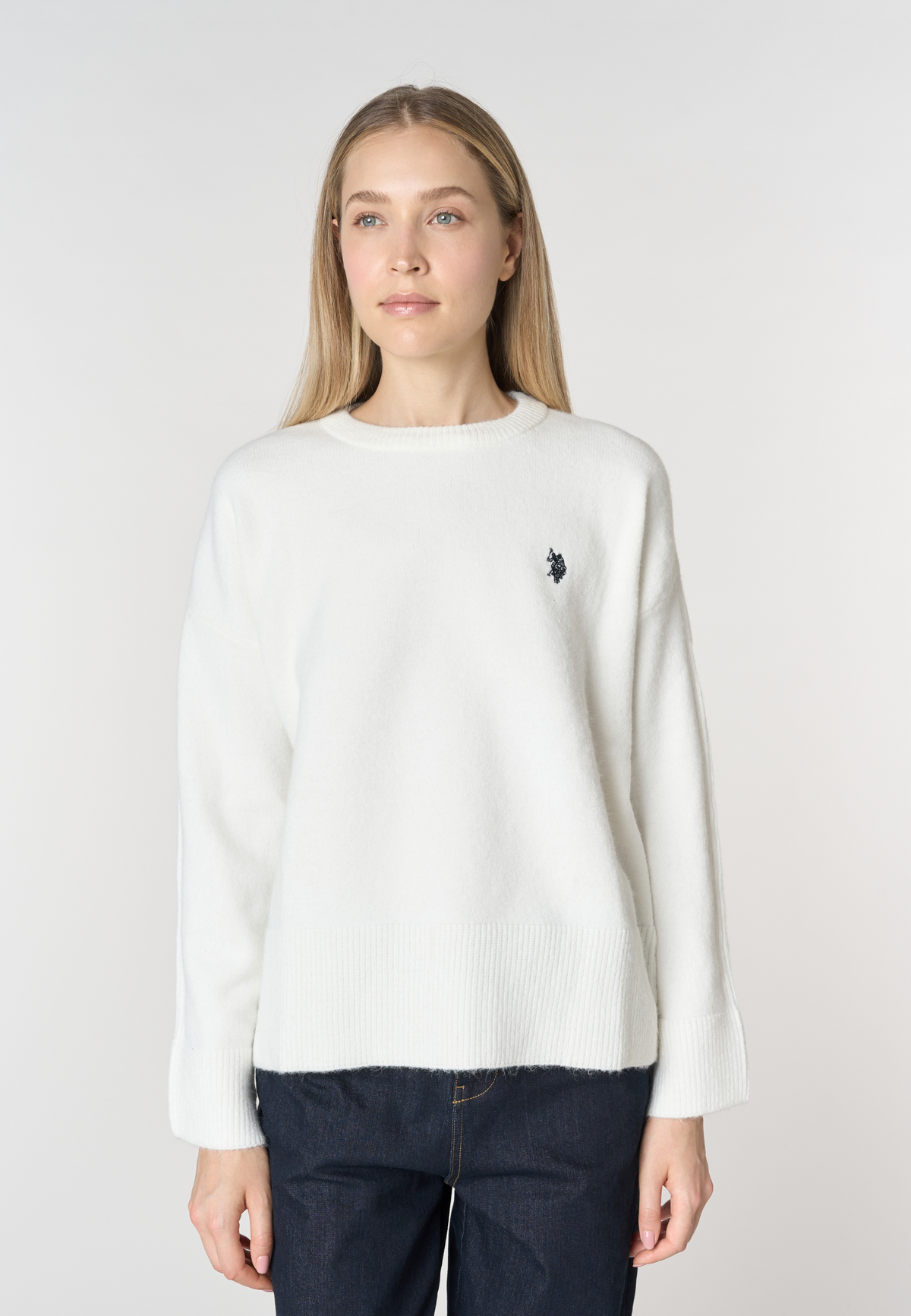 Maglia girocollo con logo Double Horsemen