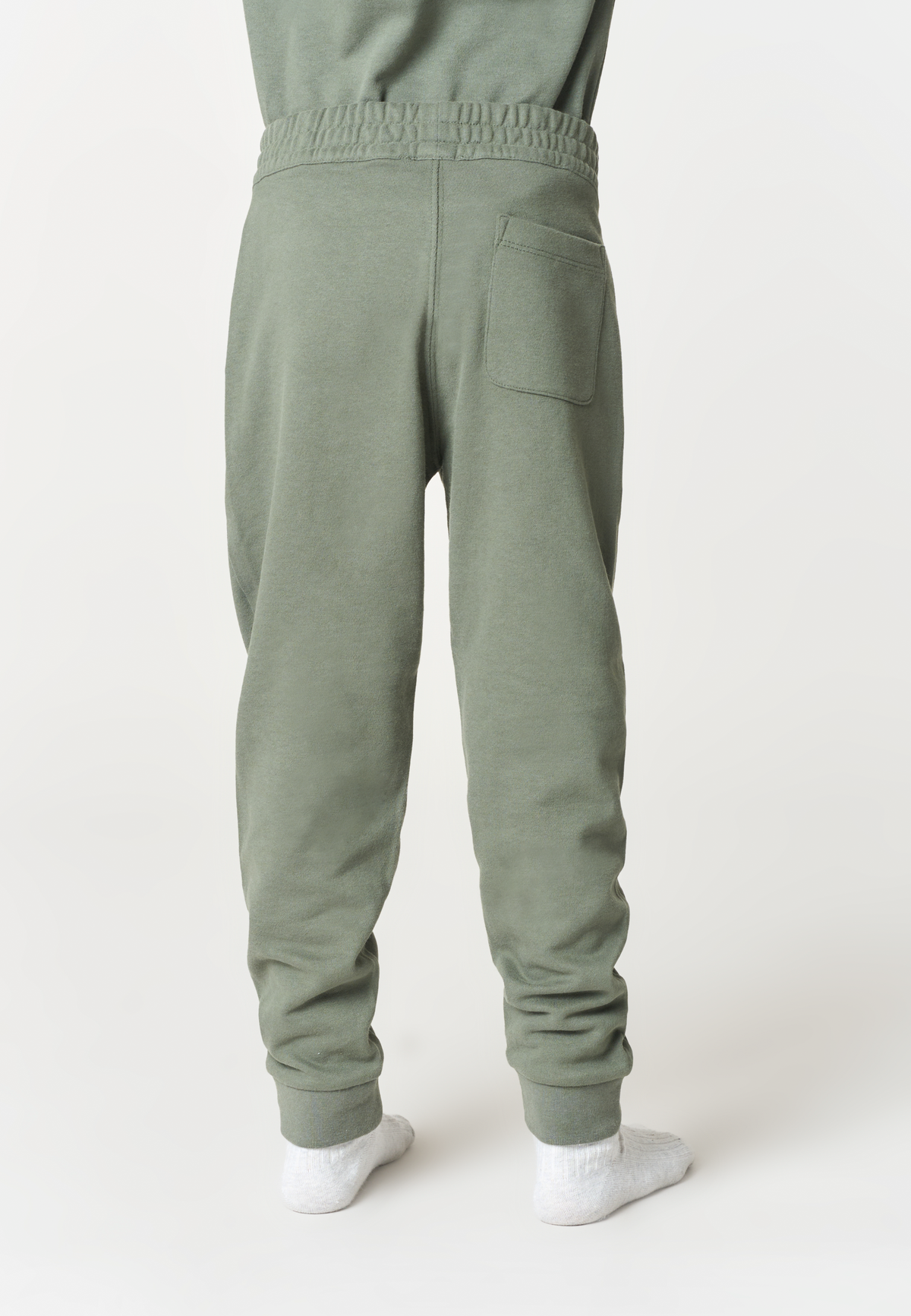 Pantalone sportivo con coulisse e polsini