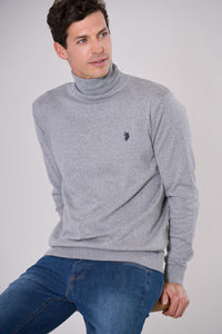 Maglia dolcevita cotone e cashmere