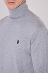Maglia dolcevita cotone e cashmere