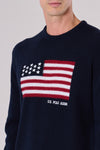 Maglia con bandiera americana U.S. Polo Assn.