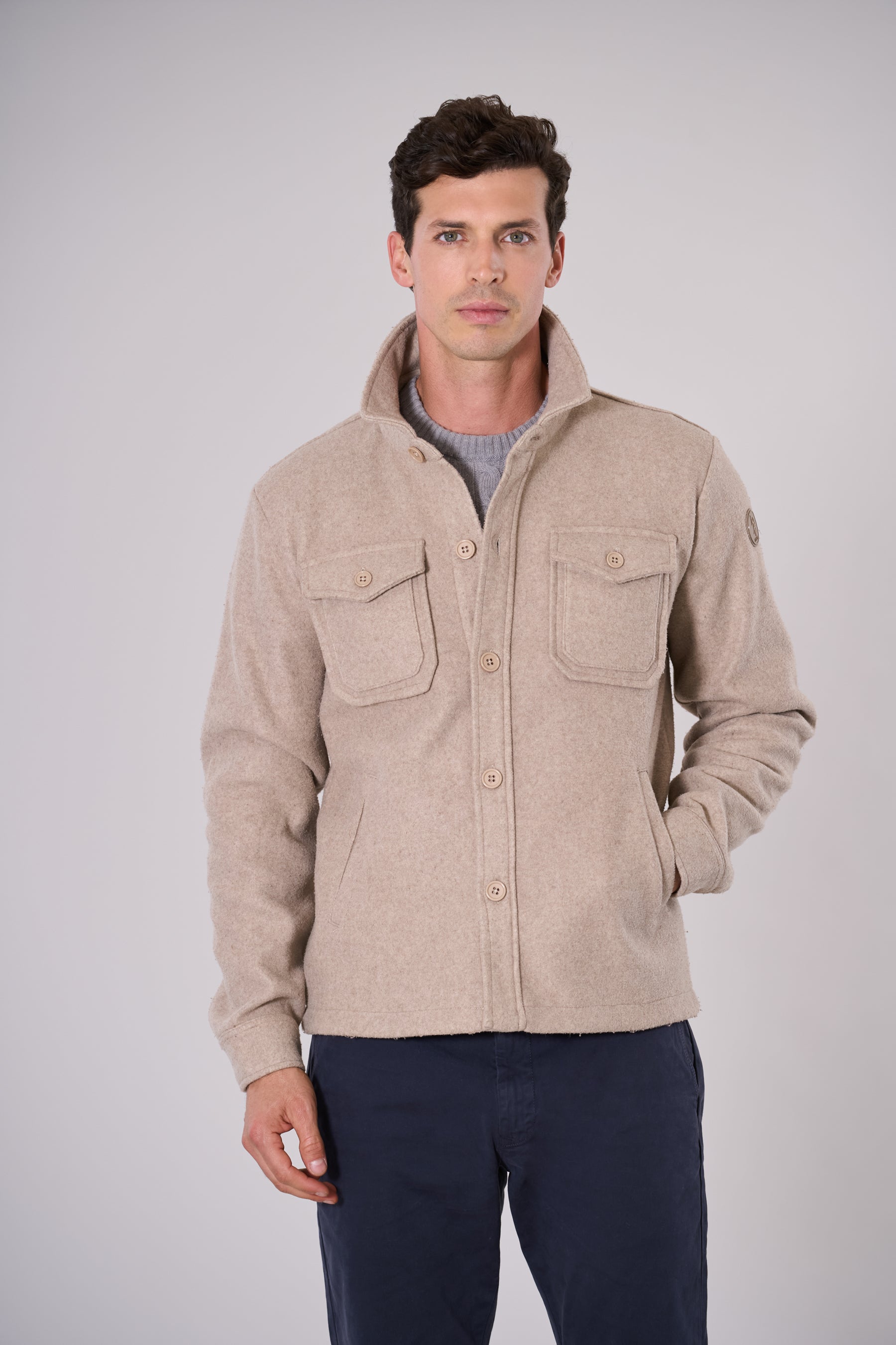 Felpa in panno con bottoni U.S. Polo Assn. U.S. Polo Assn. Italy