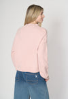 Maglia scollo a V over con logo