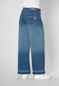 Pantalone denim bull Wide Leg
