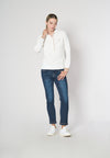 Polo a maniche lunghe micro piquet stretch