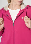 Felpa con cappuccio e chiusura zip