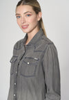 Camicia in light denim