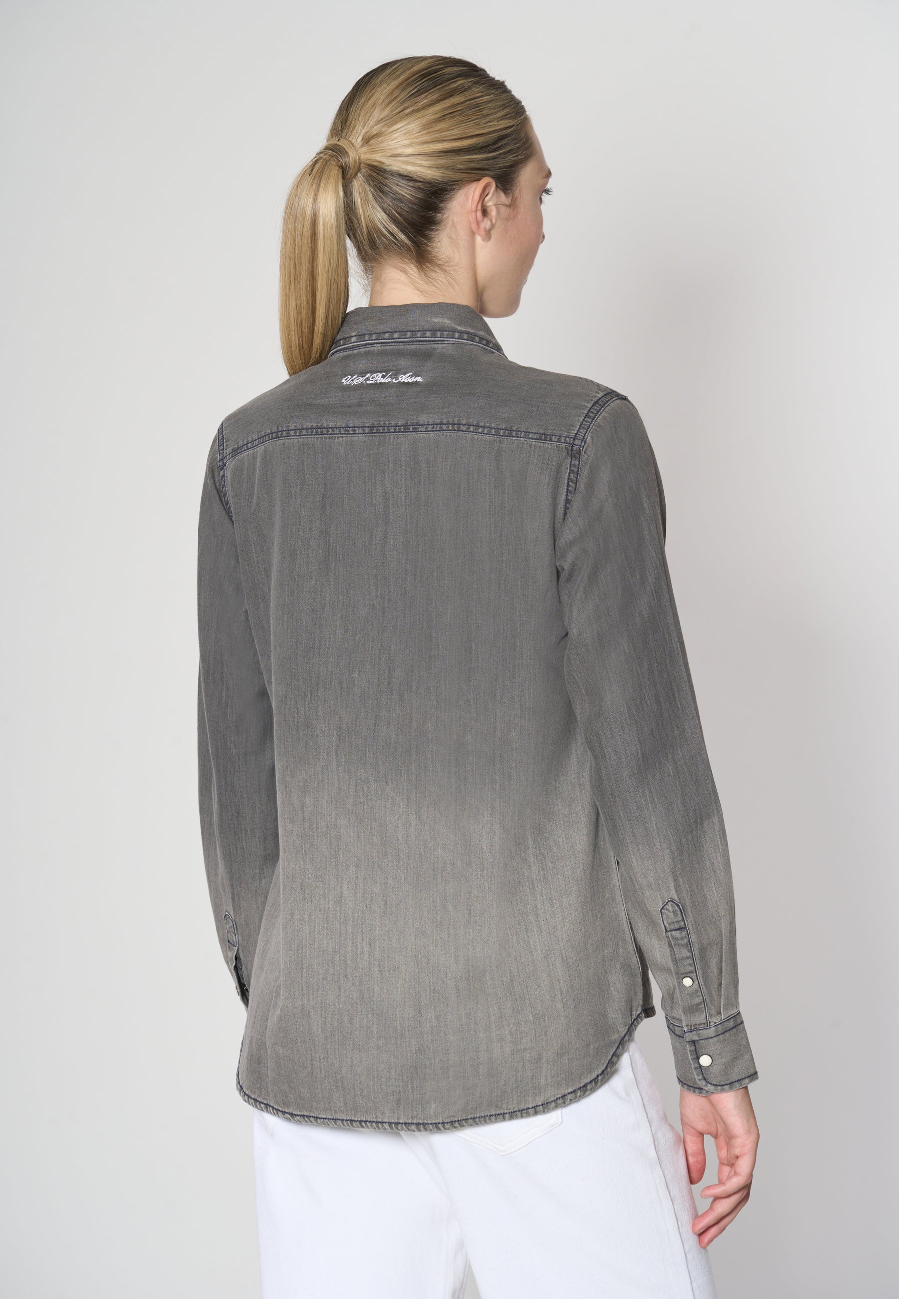 Camicia in light denim