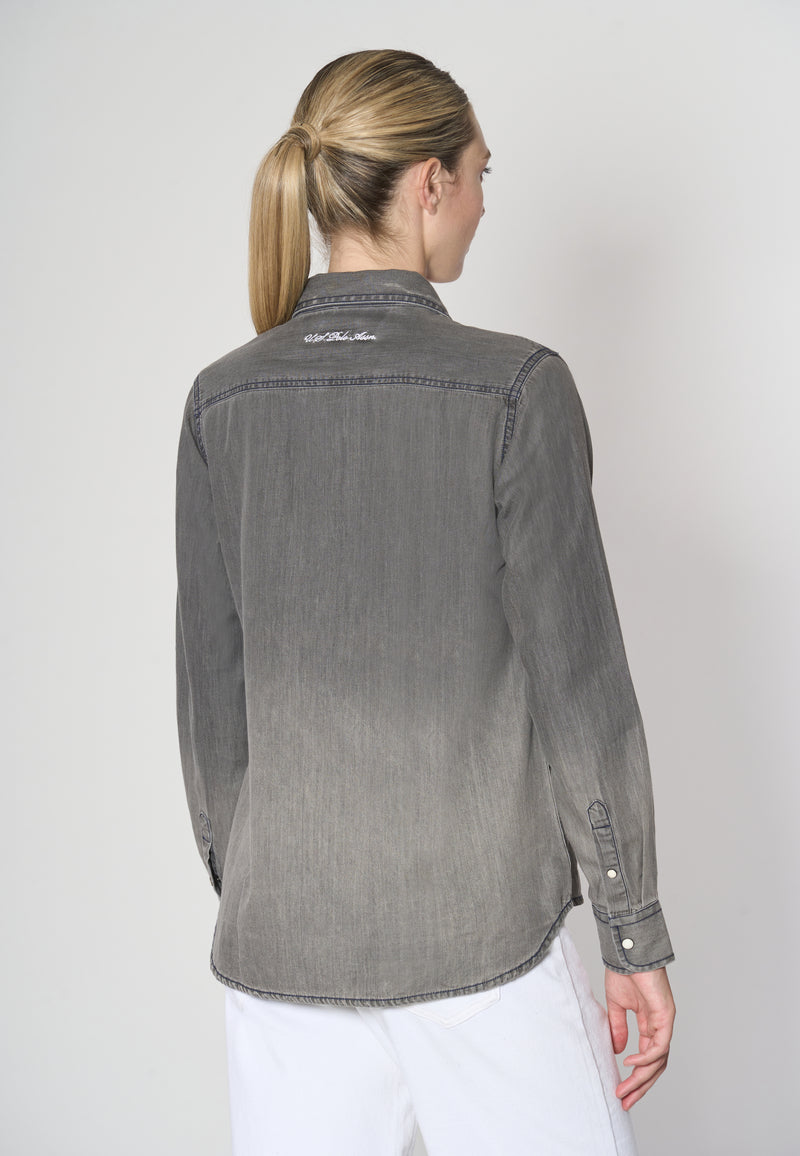 Camicia in light denim