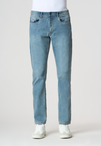 Pantalone denim da uomo cinque tasche regular fit