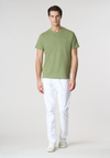 T-shirt a maniche corte in cotone supima premium quality con logo