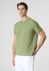 T-shirt a maniche corte in cotone supima premium quality con logo