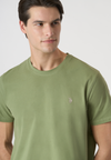 T-shirt a maniche corte in cotone supima premium quality con logo