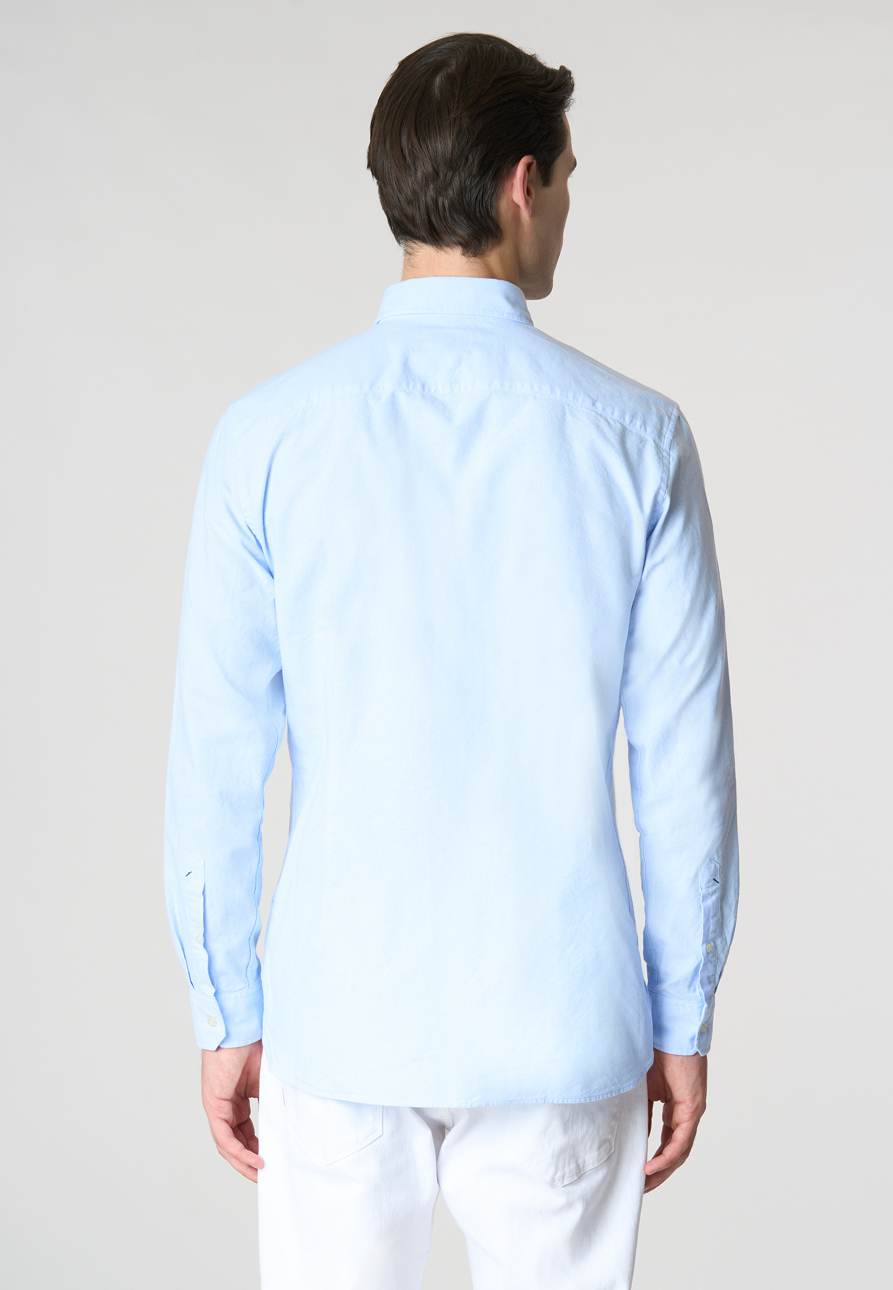 Camicia in cotone oxford slim fit con logo