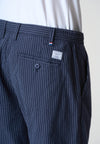 Pantalone chino a righe con coulisse