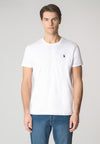 T-shirt a maniche corte in cotone con logo