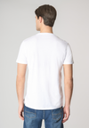 T-shirt a maniche corte in cotone con bandiera