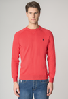 Maglia girocollo raglan in cotone