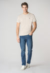 T-shirt a maniche corte in cotone con logo