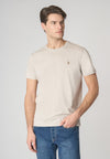 T-shirt a maniche corte in cotone con logo