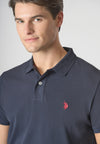 Polo shirt a maniche corte in cotone piquet