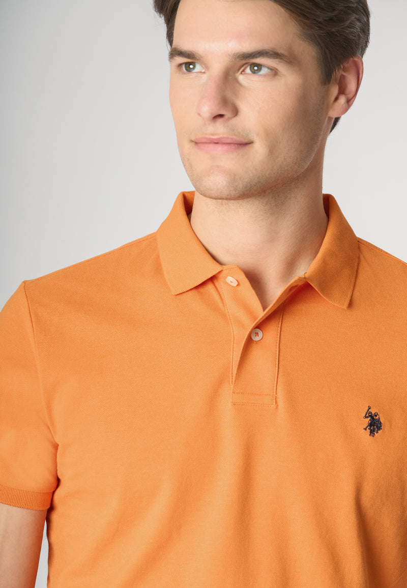 Polo shirt a maniche corte in cotone piquet