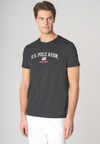 T-shirt a maniche corte in cotone con stampa U.S. Polo Assn.