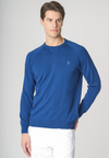Maglia girocollo raglan in cotone