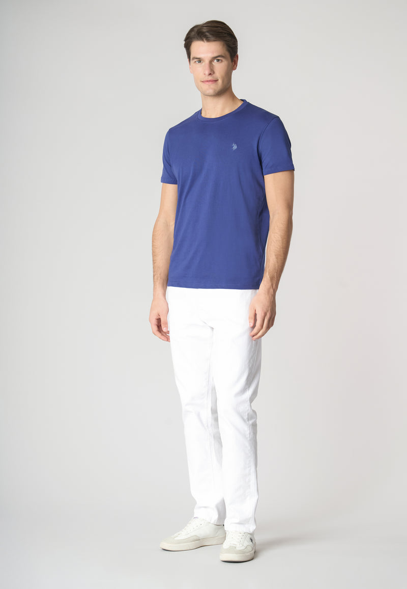 T-shirt a maniche corte in cotone con logo