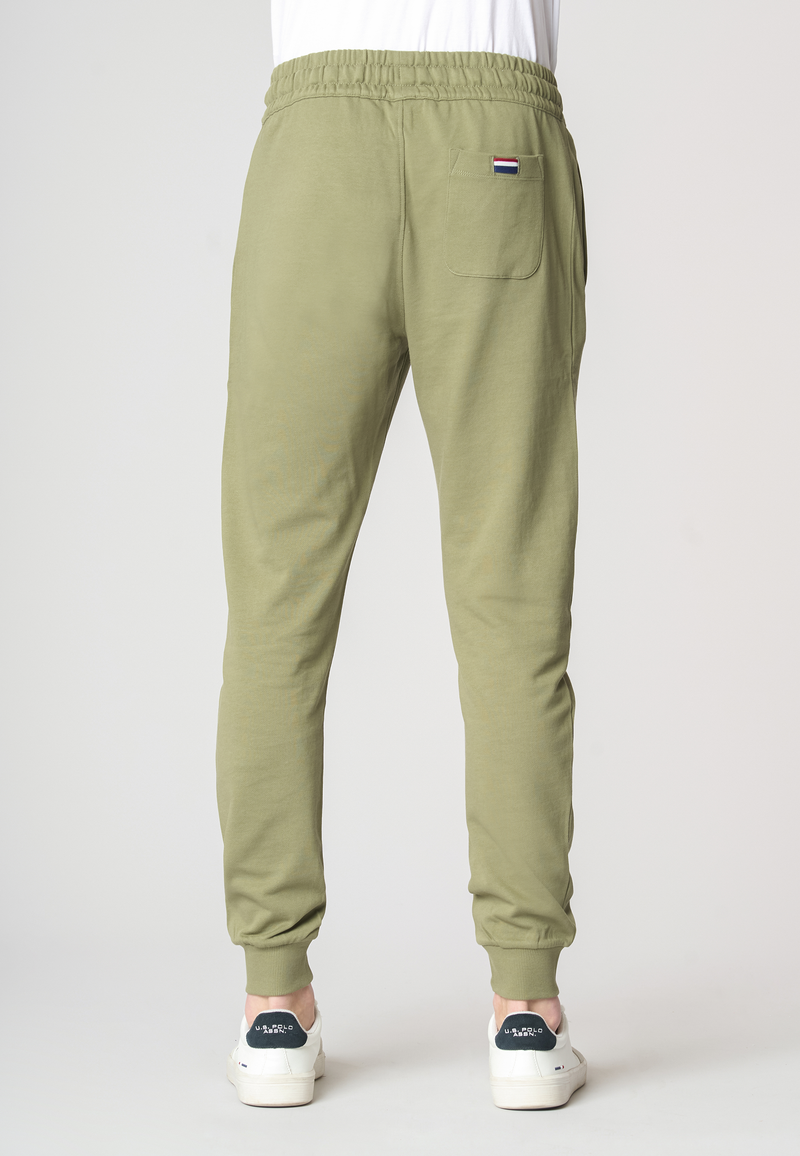 Pantalone sportivo in cotone con logo