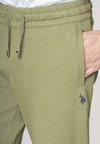 Pantalone sportivo in cotone con logo