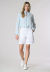 Pantalone corto in cotone gabardine