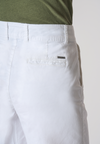 Pantalone corto in cotone gabardine
