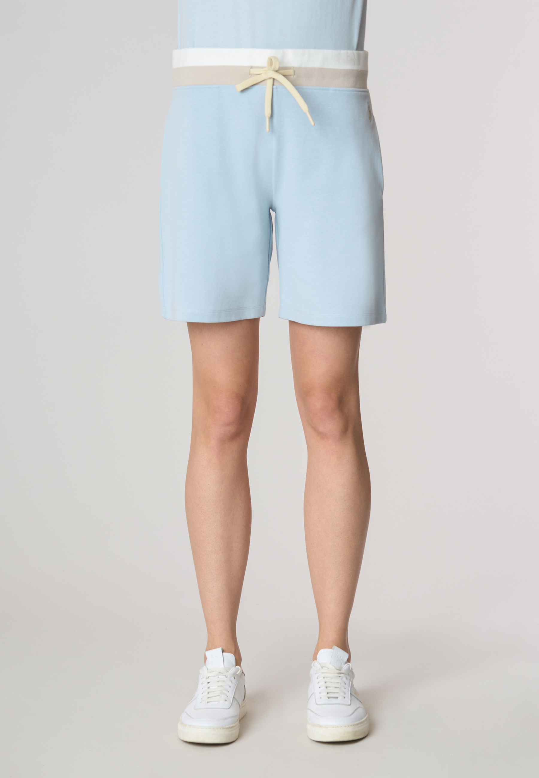 Pantalone corto sportivo in cotone interlock summer