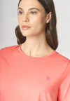 T-shirt girocollo a maniche corte in misto cotone e viscosa premium quality