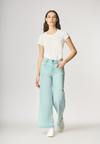 T-shirt girocollo a maniche corte in cotone light jersey