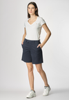 Pantalone corto in cotone gabardine