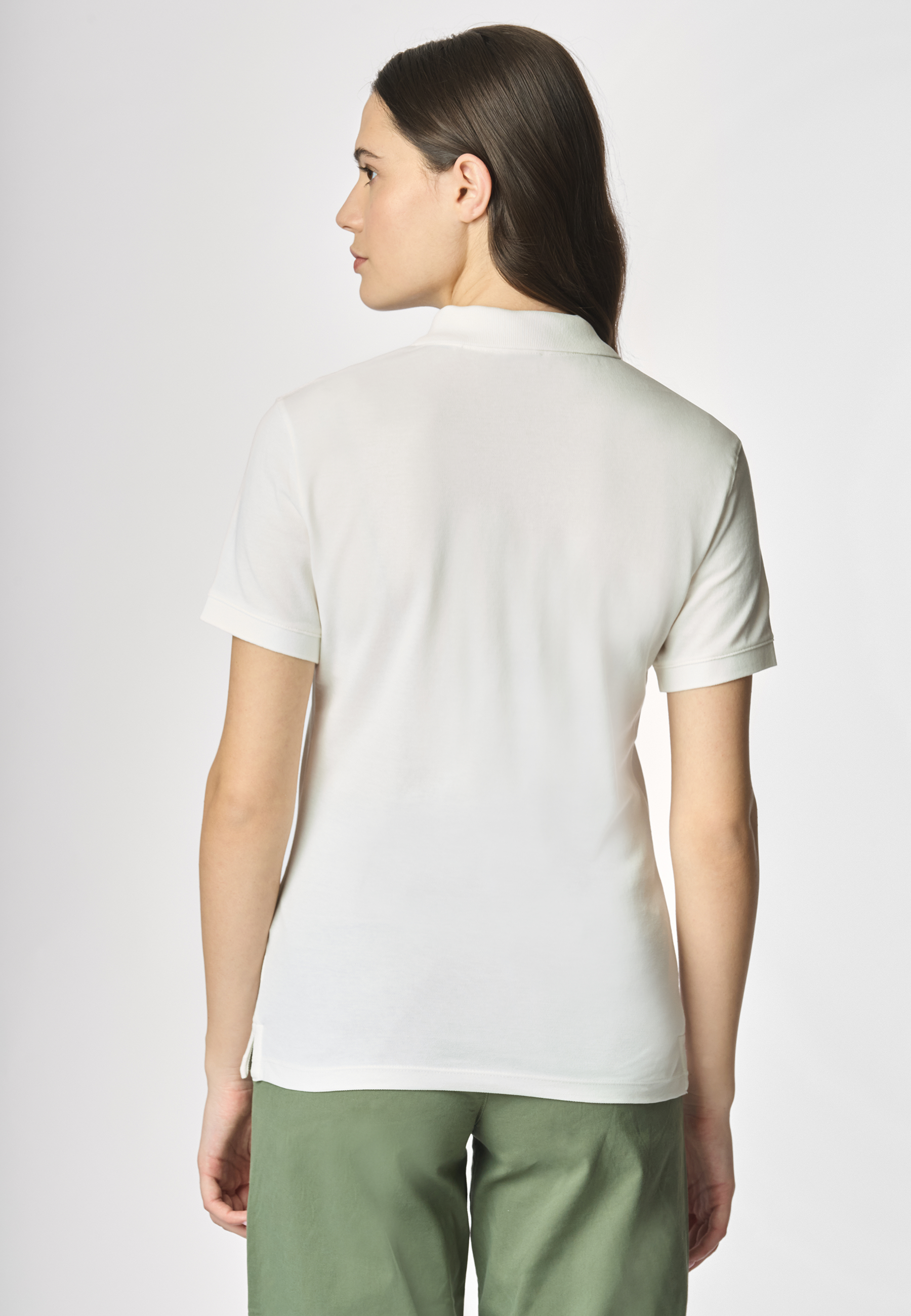 Polo shirt a maniche corte in cotone micropiquet stretch