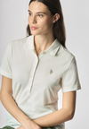 Polo shirt a maniche corte in cotone micropiquet stretch