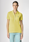 Polo shirt a maniche corte in cotone micropiquet stretch
