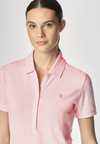 Polo a maniche corte in cotone micropiquet stretch