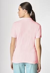 Polo a maniche corte in cotone micropiquet stretch