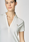 Abito a maniche corte in cotone stretch