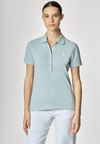 Polo a maniche corte in cotone micropiquet stretch