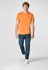 T-shirt a maniche corte in cotone con logo